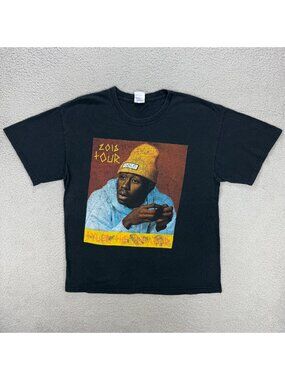 Tyler The Creator T Shirt Mens Large L Black 2016 Tour Concert Tee Merch Golf